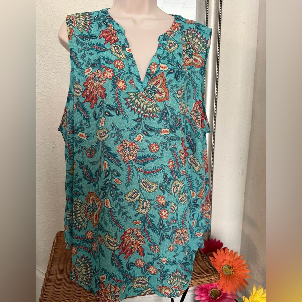 Maurice’s Turquoise Sleeveless Top 2X NWT